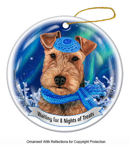 Welsh Terrier Blue and Tan Ornament