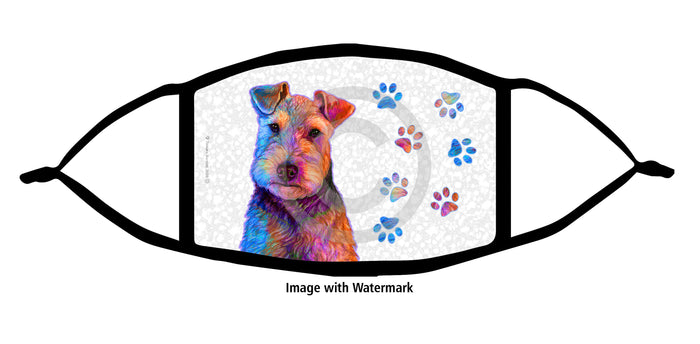 Welsh Terrier Black and Tan Face Mask