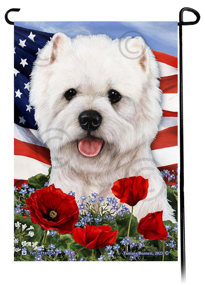  Patriotic Flowers Garden Flags