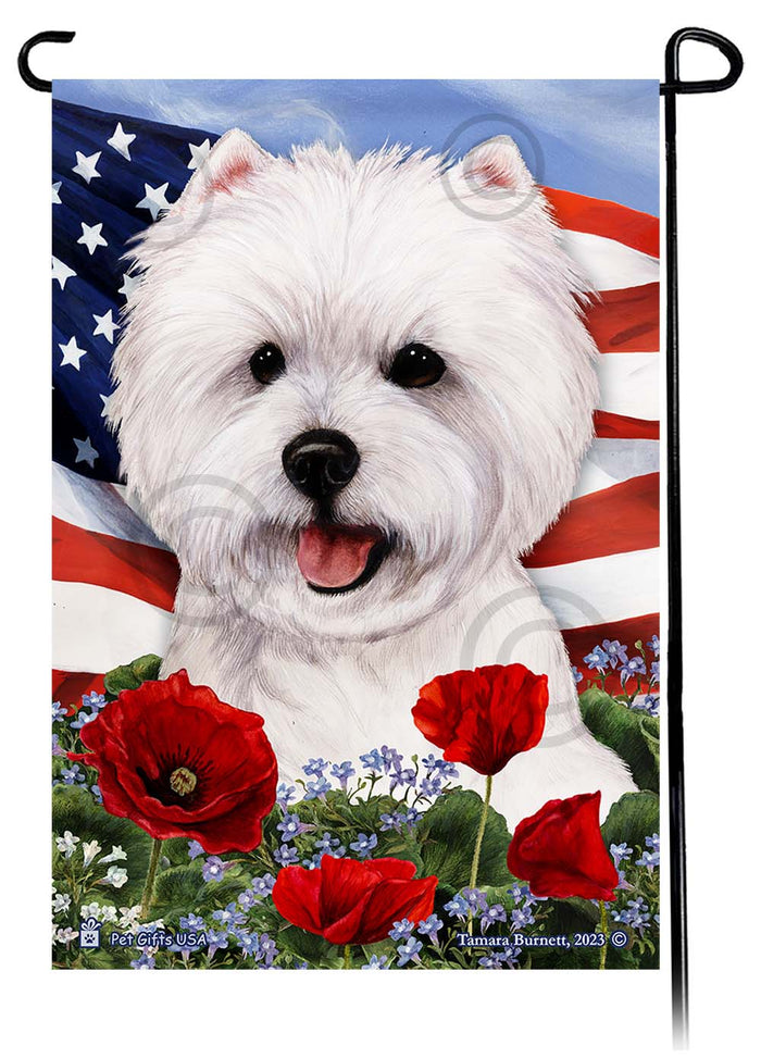  Patriotic Flowers Garden Flags