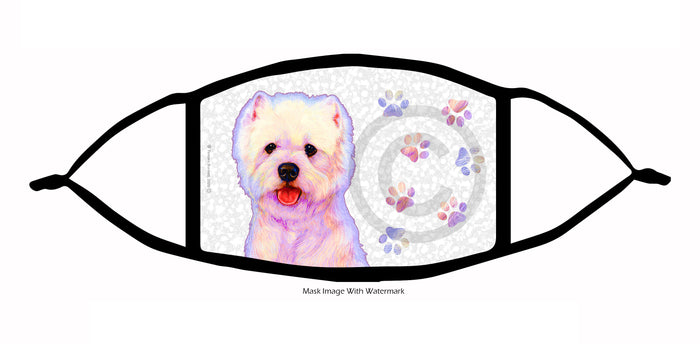 Westie Face Mask