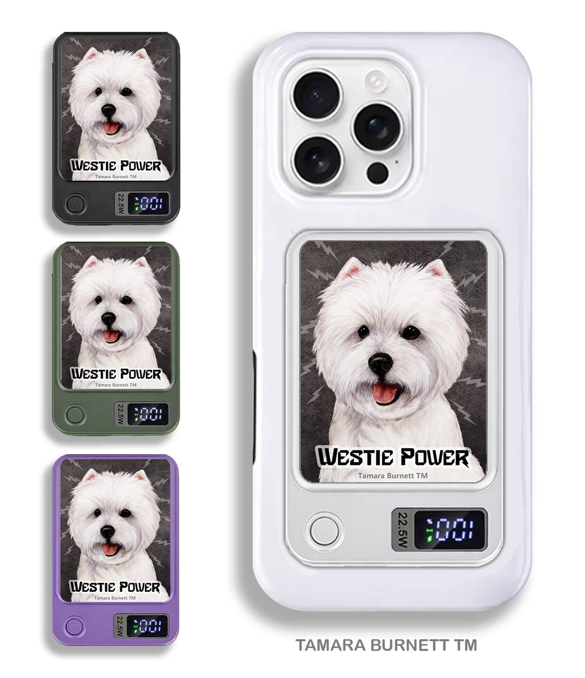 Westie Style 2 Phone Bank Wireless Charger