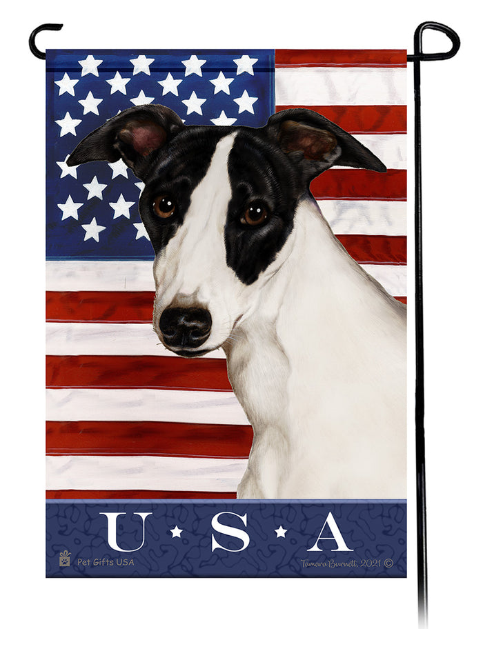 Whippet True Blue Garden Flags