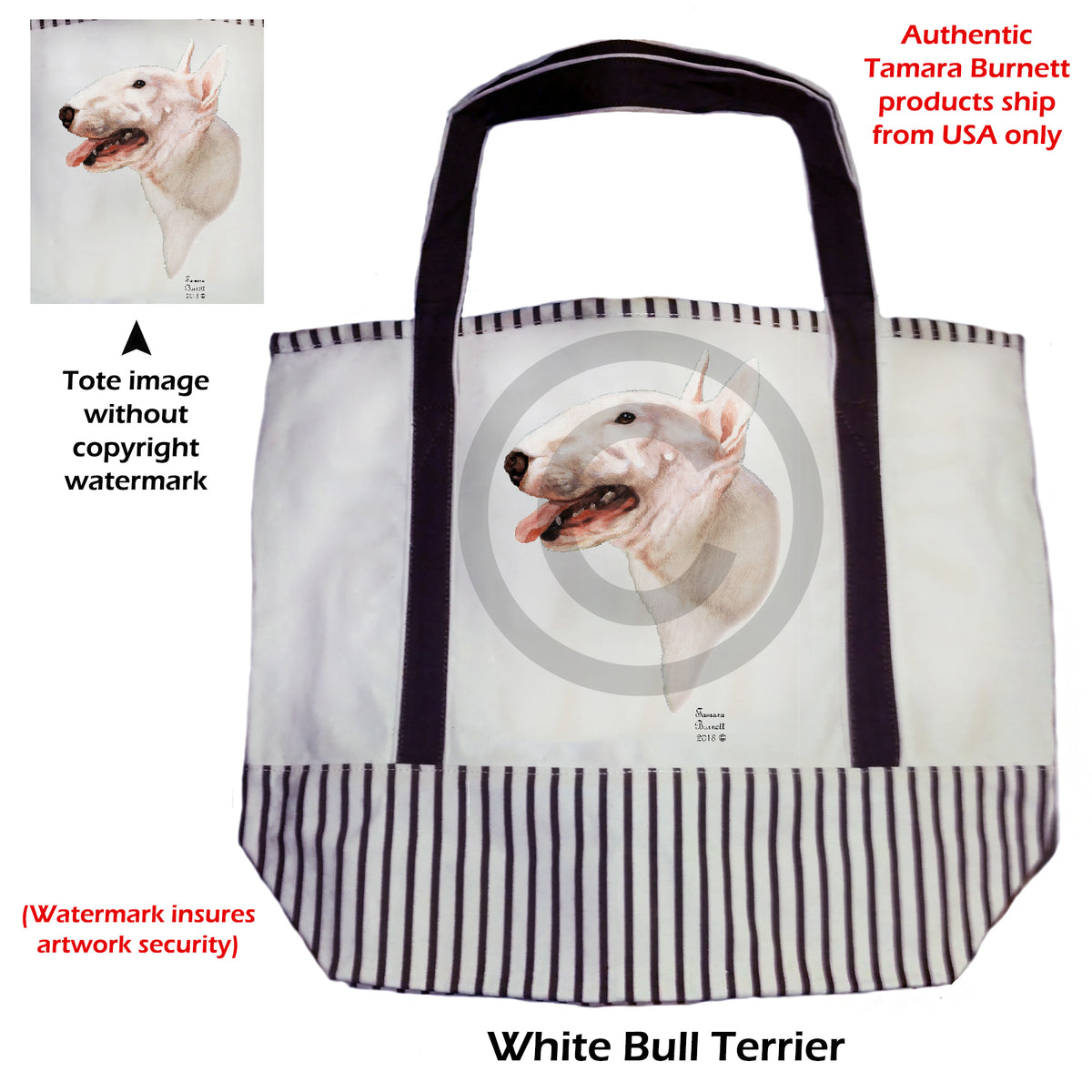 Bull Terrier - Tote Bag