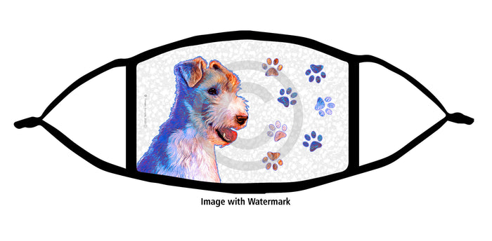Wire Hair Fox Terrier Face Mask