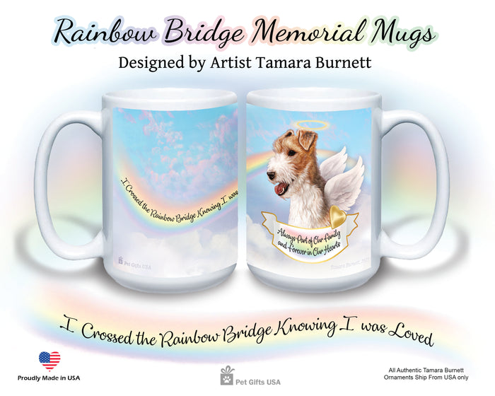 Toy Fox Terrier Black Tri Memorial Mug 15 oz