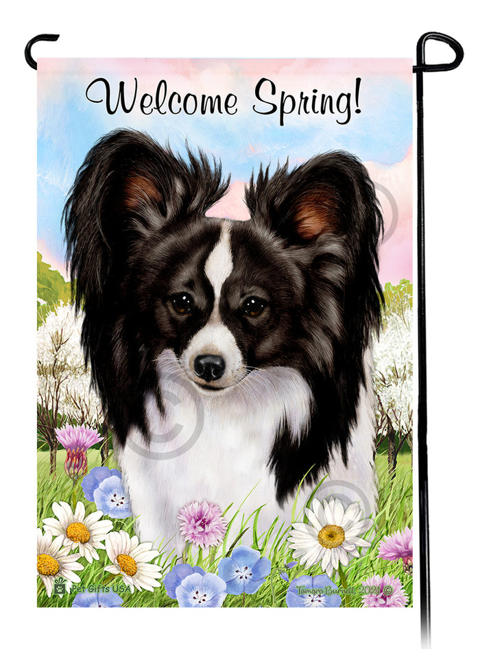 Papillon Welcome Spring Garden Flags