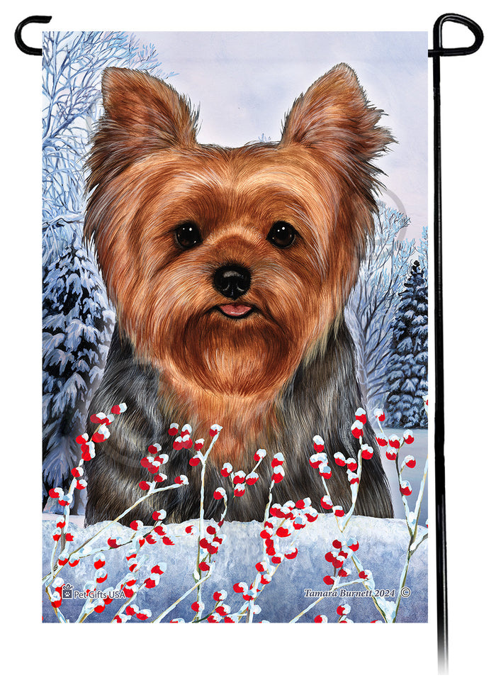  Winterberries Garden Flags