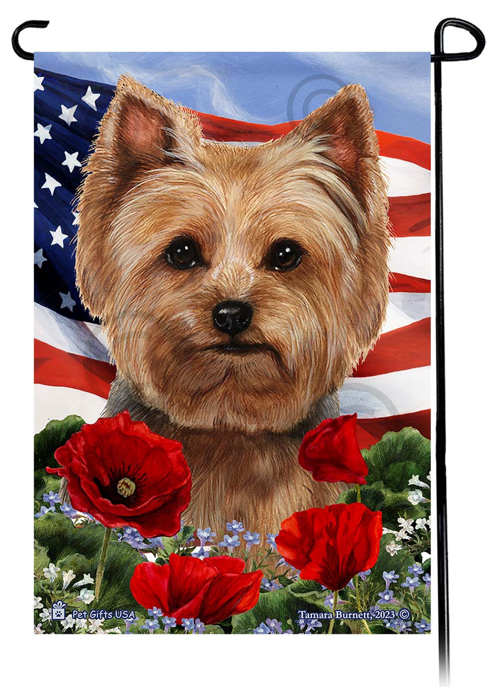  Patriotic Flowers Garden Flags
