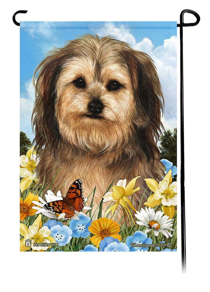 Yorkipoo Summer Flowers Garden Flags