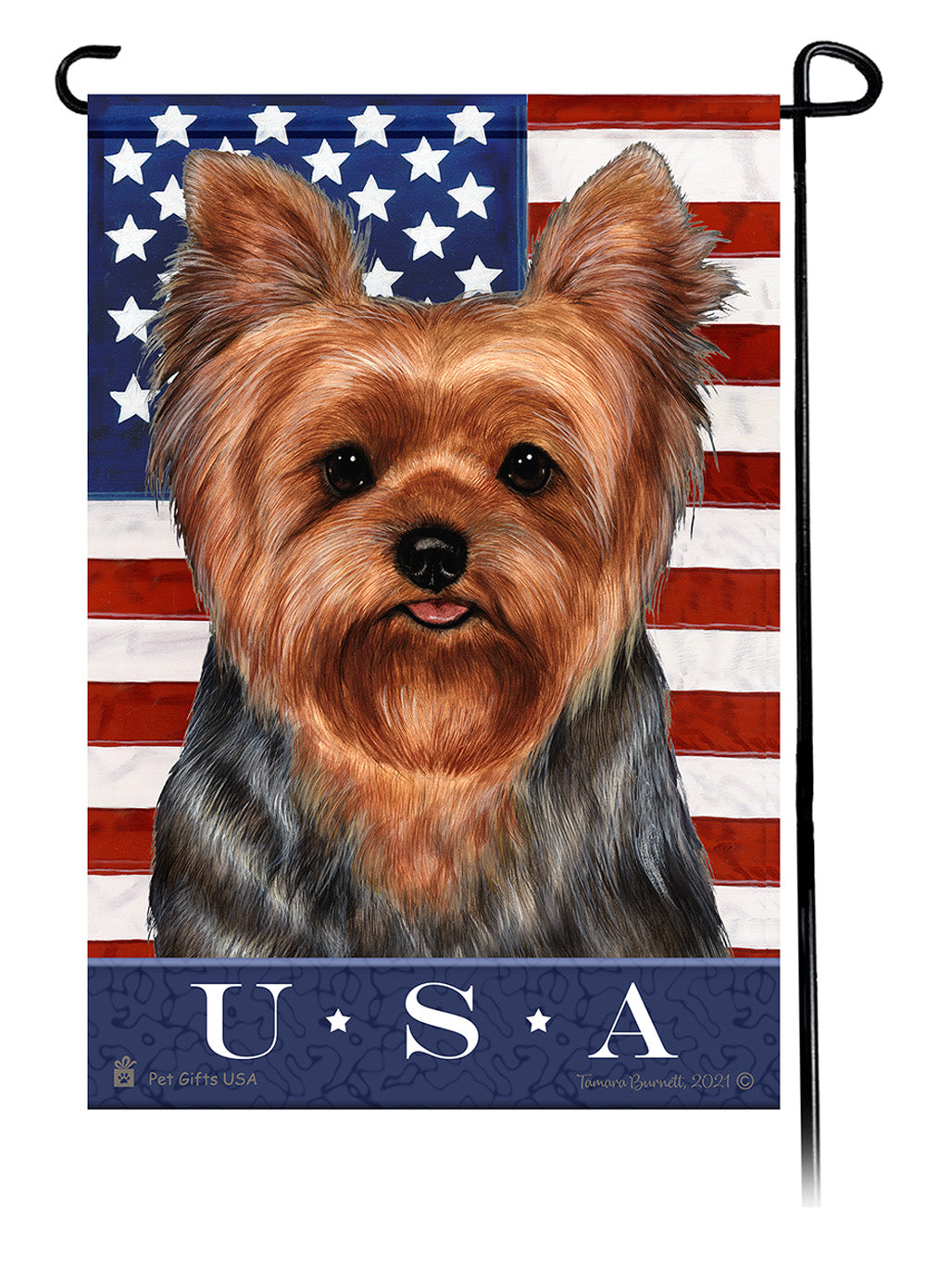 Yorkshire Terrier True Blue - Garden Flag