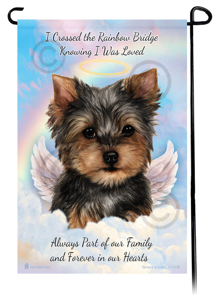 Yorkshire Terrier Memorial Garden Flags