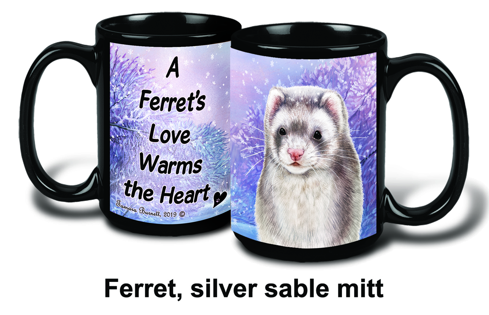 Ferret Silve Sable Winter Mugs image