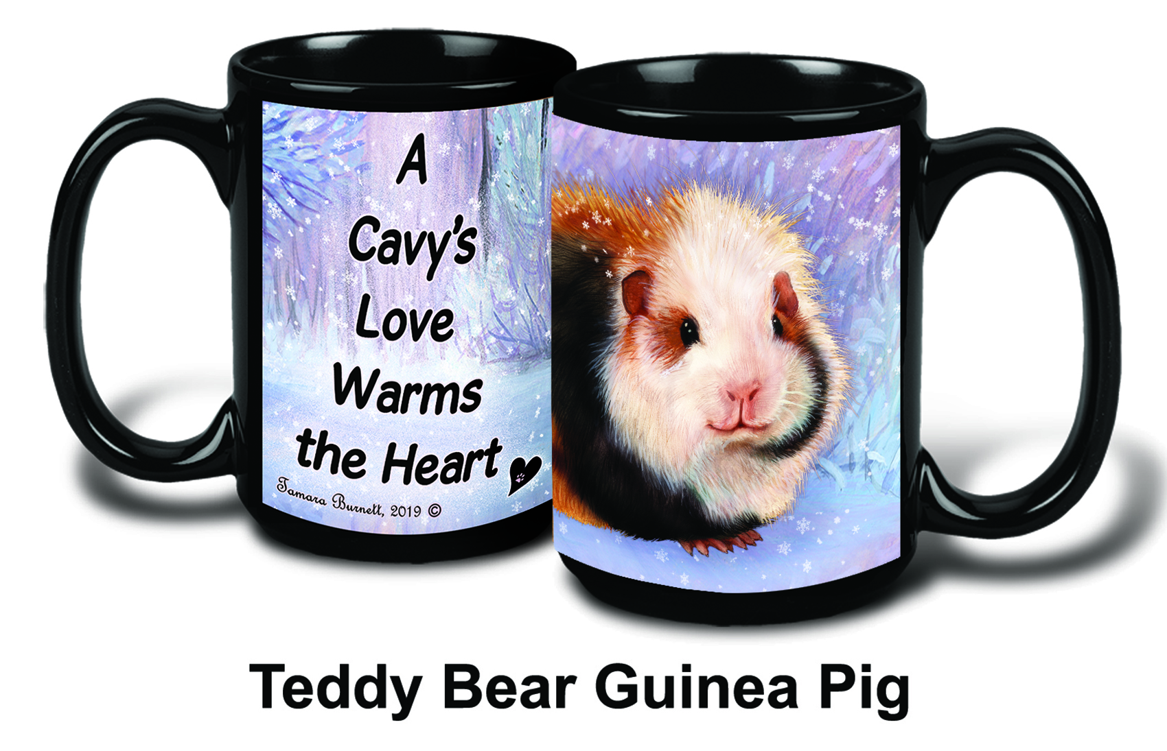 An image of the Guinea Pig Teddy Winter Mugs