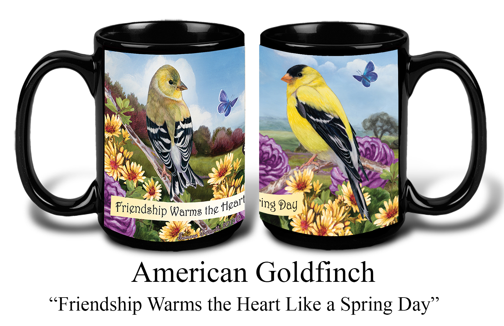 An image of product 13697 Goldfinch - Garden Party Fun Mug 15 oz