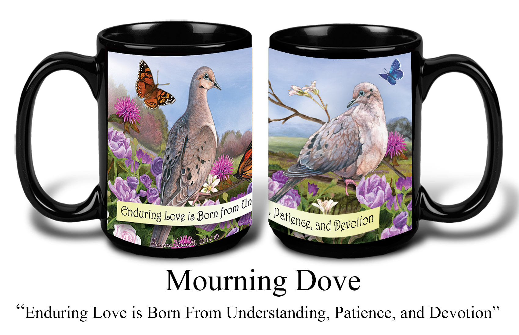 An image of product 13709 Mourning Dove - Garden Party Fun Mug 15 oz