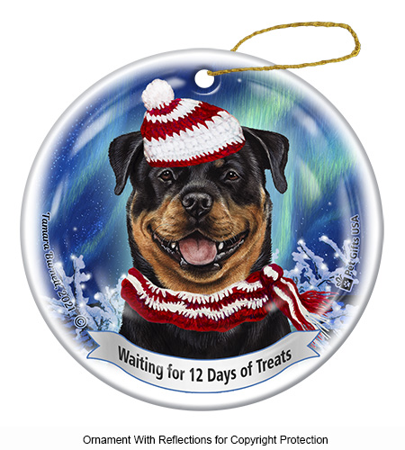 Rottweiler Series 5 Christmas Ornament image
