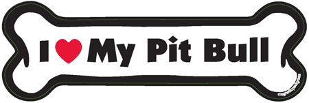I Love My Pit Bull - Breed Specific image sized 450 x 151