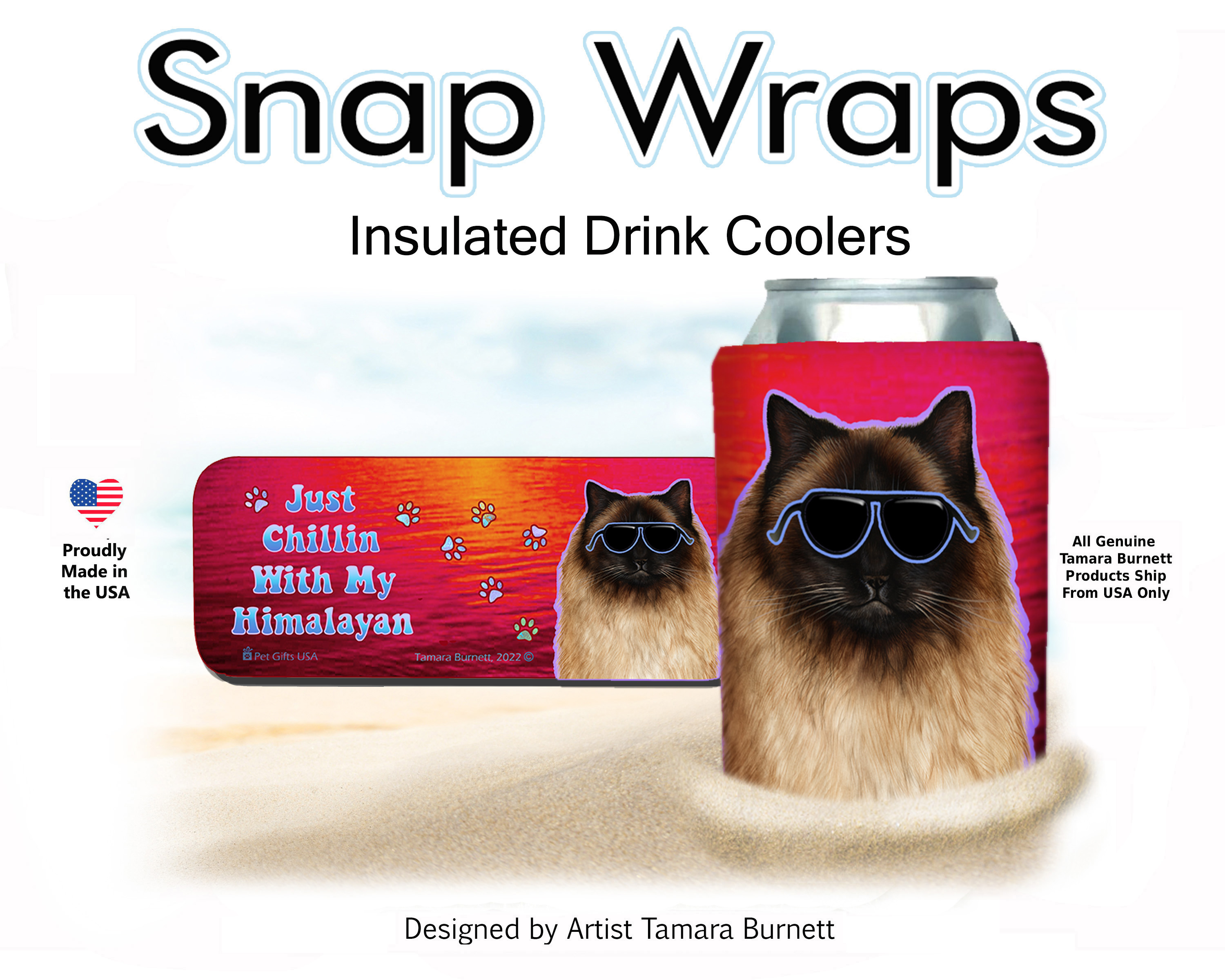 Himalayan Snap Wrap Insulated Drink Holder image