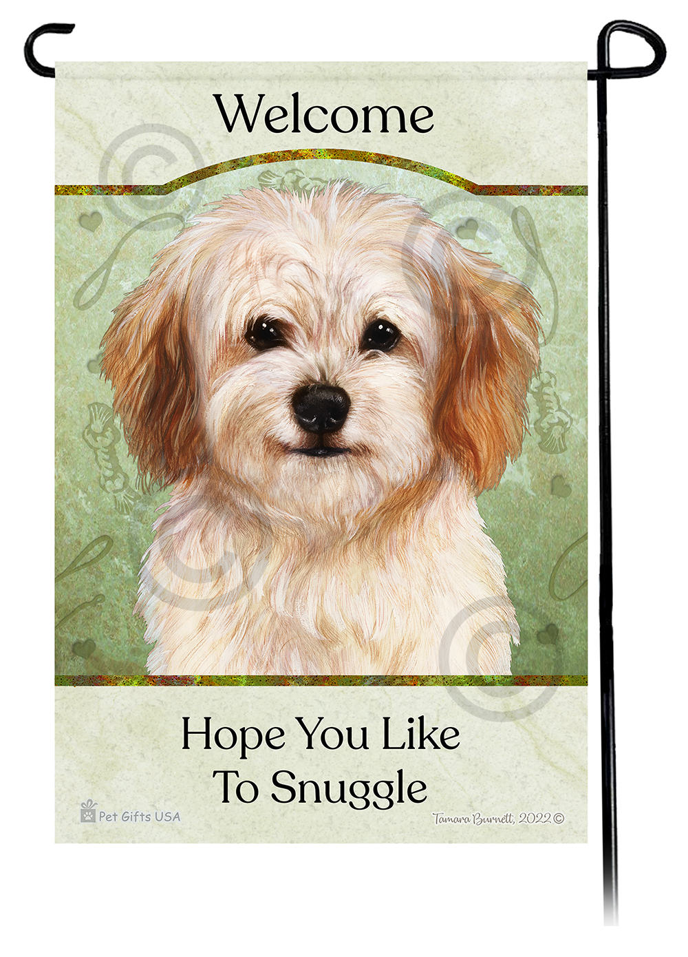 Cavachon Hope You're Ready To Snuggle Flags image