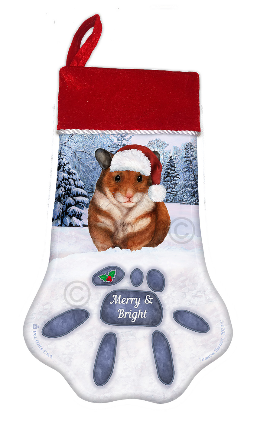 An image of the Hamster Holiday Stocking