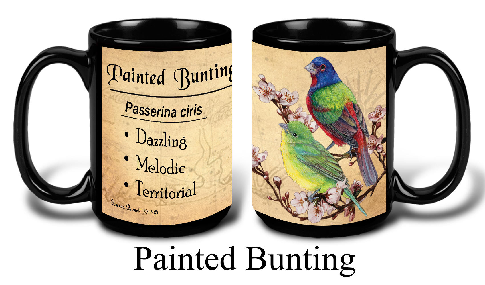 An image of product 24808 Painted Bunting - My Faithful Friends Mug 15 oz