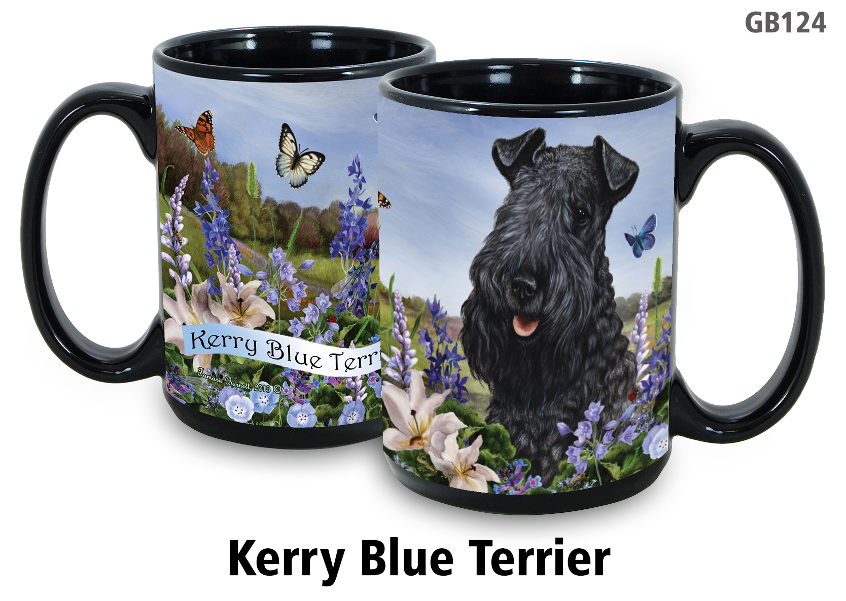 An image of product 24838 Kerry Blue - Garden Party Mug 15 oz