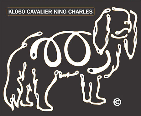 Cavalier King Charles - Window Tattoo Image