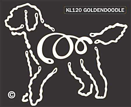 Goldendoodle - Window Tattoo Image