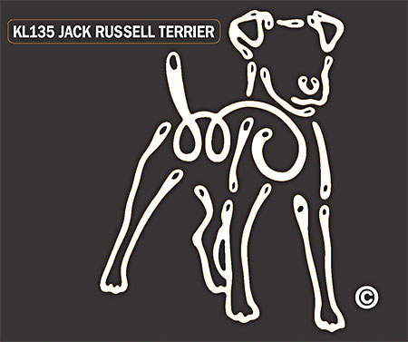 Jack Russell Terrier - Window Tattoo Image