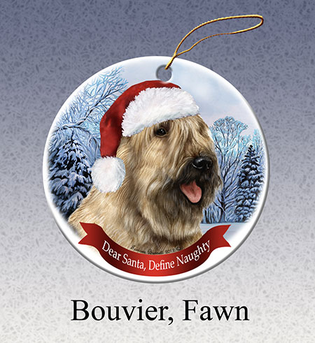 Bouvier (Fawn) - Howliday Ornament Image