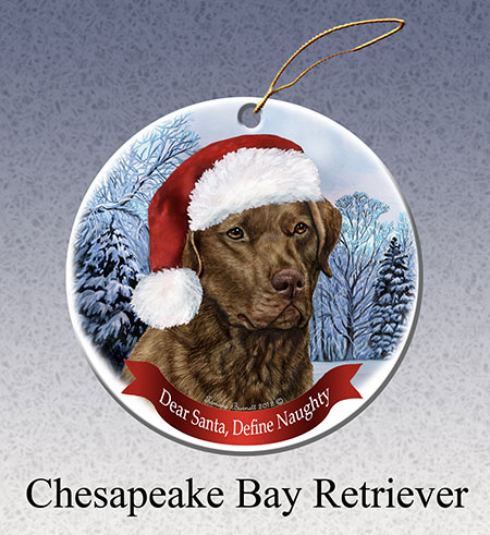 Chesapeake Bay (Brown) - Howliday Ornament image sized 450 x 491
