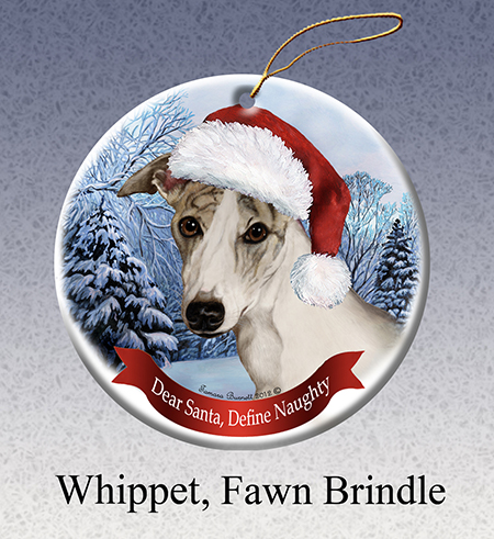 Whippet (Tan) - Howliday Ornament image sized 450 x 491
