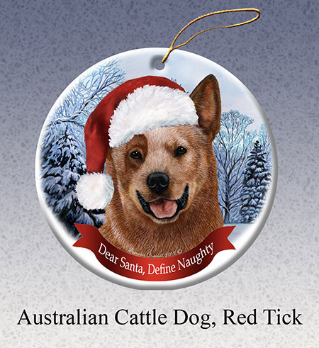 Australian Cattle Dog (Red) - Howliday Ornament Image