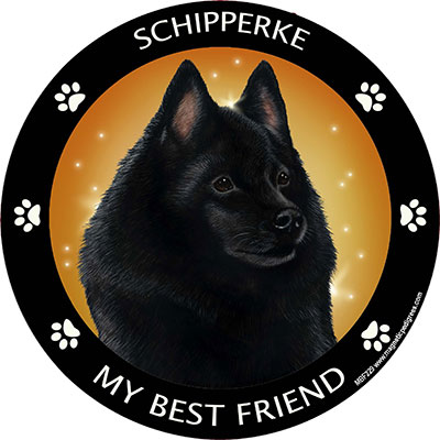 Schipperke - My Best Friends Magnet Image