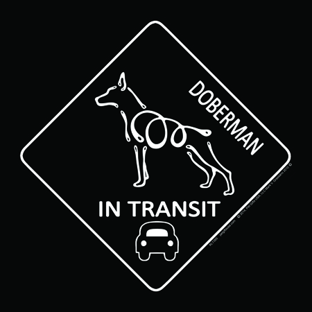 Doberman - K-Line In Transit Magnet Image