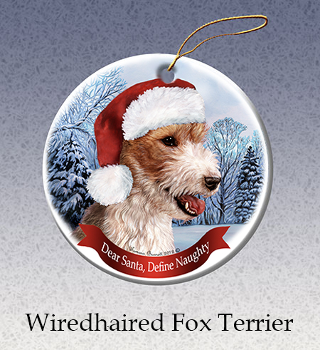 Wire Hair Terrier - Howliday Ornament Image