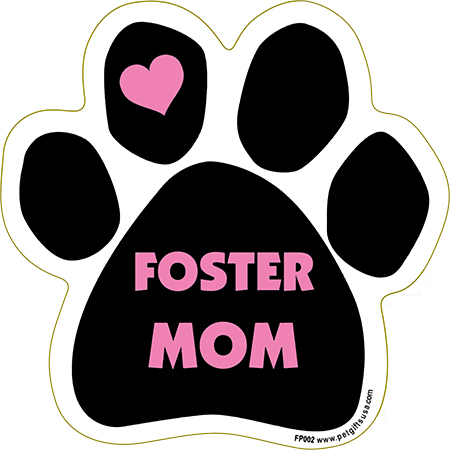 Foster Mom Paw Magnet - Foster Paw Image