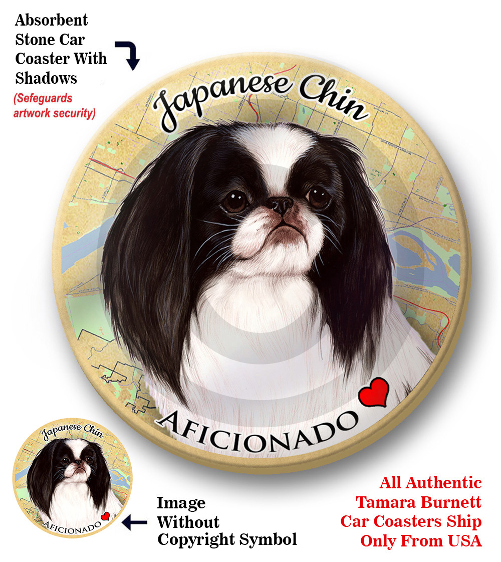 An image of product 8276 Japanese Chin - Coaster Buddy