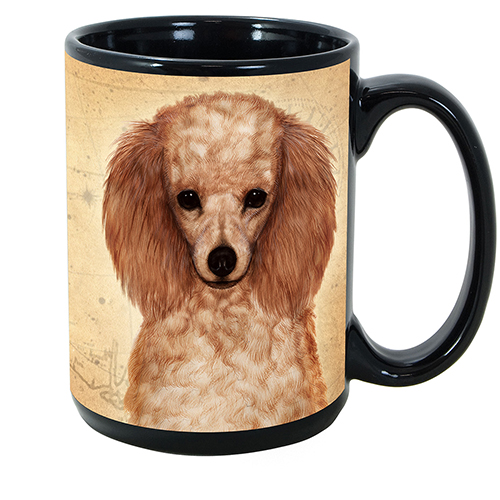 Poodle (Apricot) - My Faithful Friends Mug 15 oz image sized 500 x 500
