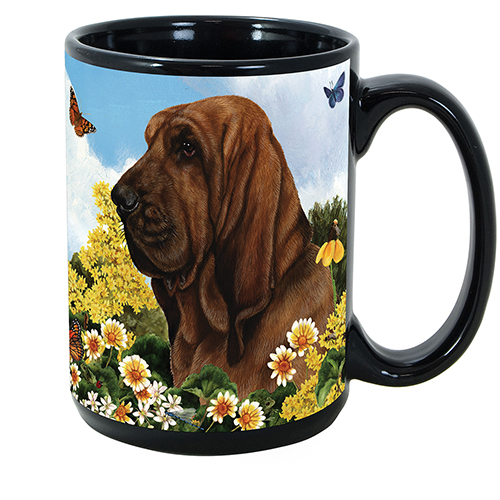 Bloodhound - Garden Party Fun Mug 15 oz image sized 500 x 500