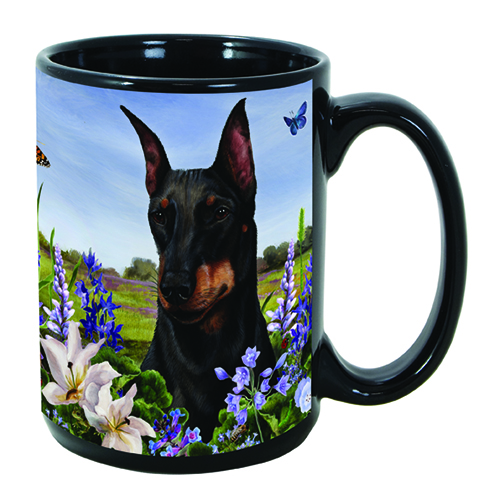 Manchester Terrier - Garden Party Fun Mug 15 oz image sized 500 x 500