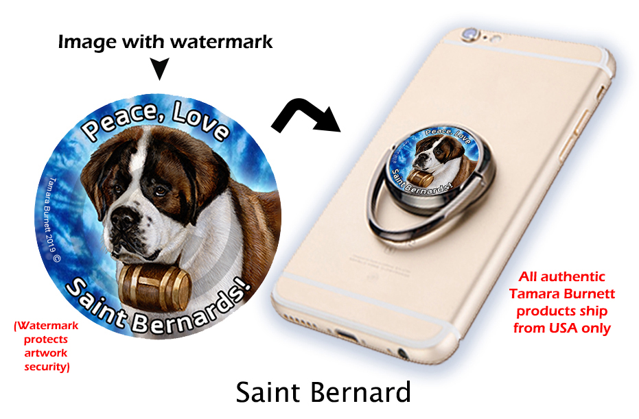 Saint Bernard - Phone Stand image sized 931 x 611