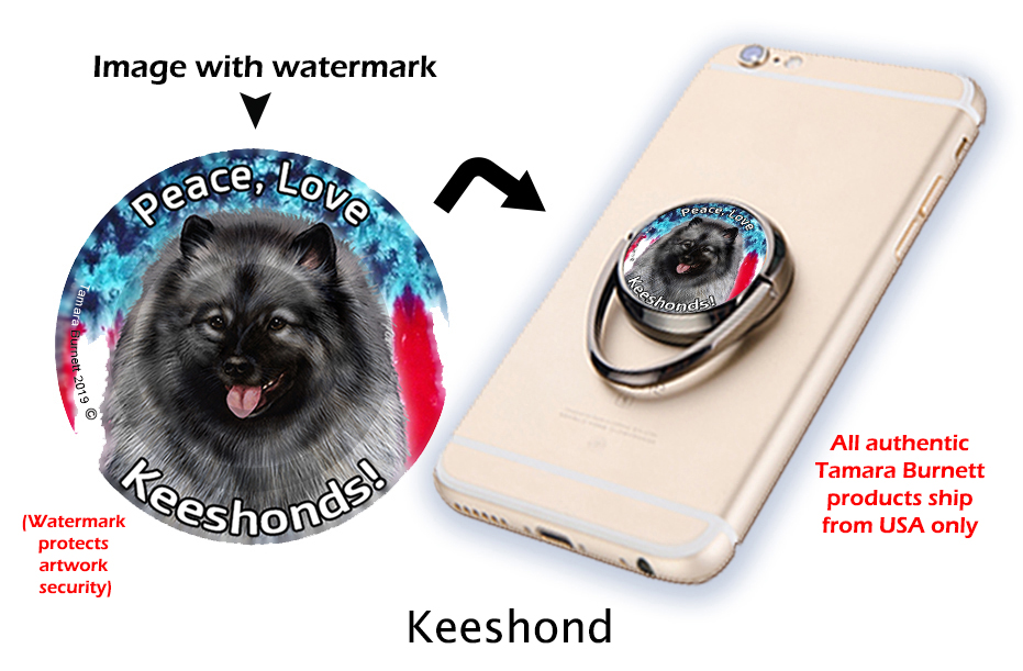 Keeshond - Phone Stand image sized 931 x 611