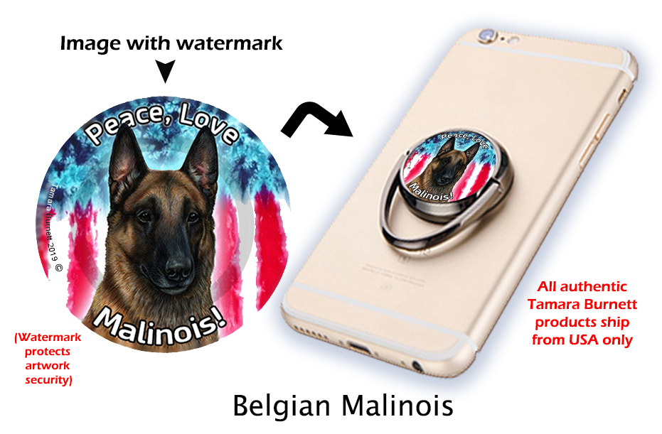 Belgian Malinois - Phone Stand image sized 931 x 611