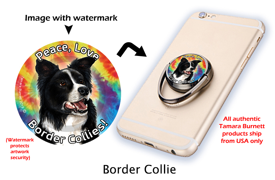 Border Collie - Phone Stand image sized 931 x 611