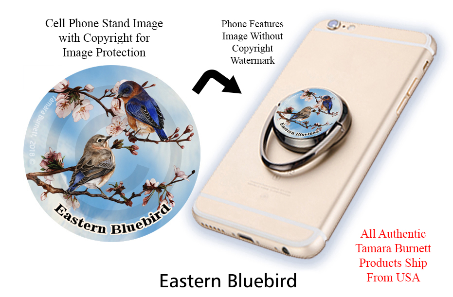 An image of product 9292 Blue Bird - Phone Stand