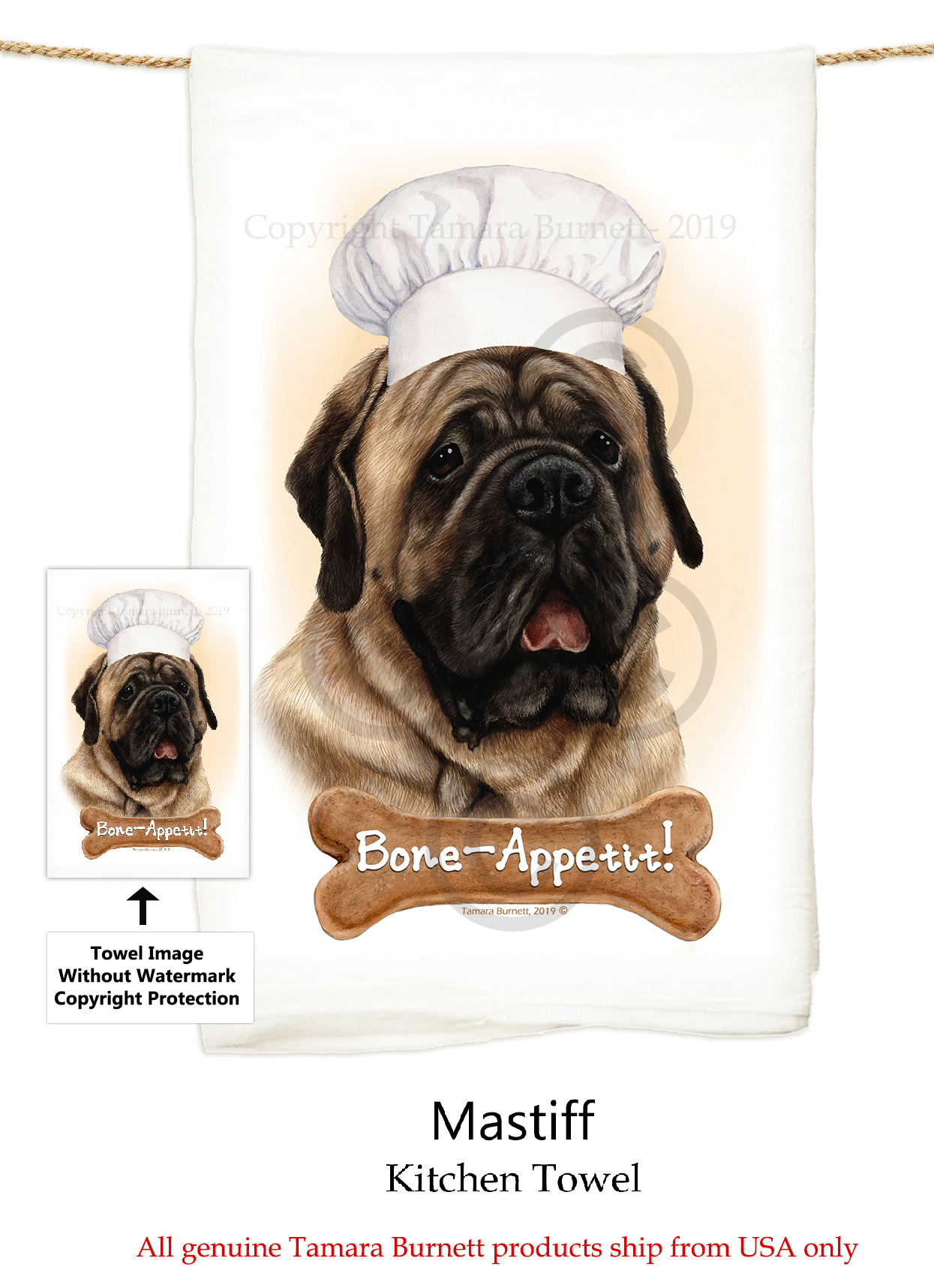 Dog Flour Sack Towels sample image