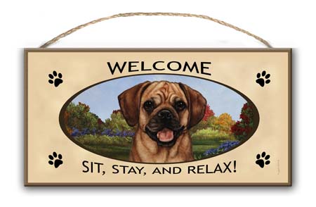 Puggle - Welcome Sign image sized 450 x 294
