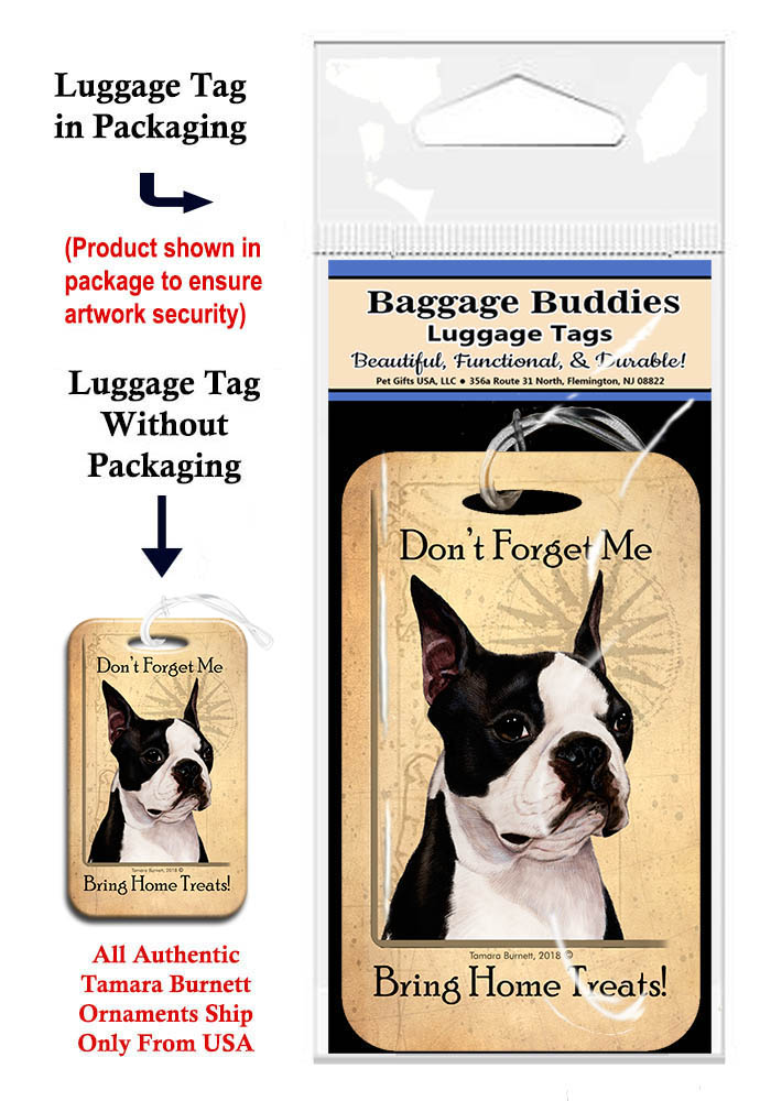 Boston Terrier - Baggage Buddy image sized 690 x 1000